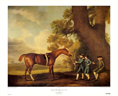 Eclipse With Mr. Wildman And His Sons by George Stubbs Pricing Limited Edition Print image