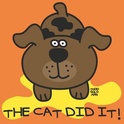 The Cat Did It by Todd Goldman Pricing Limited Edition Print image