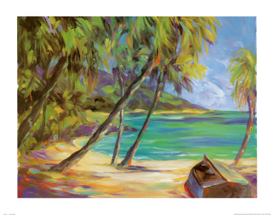 Caribbean Seascape I by Joyce Shelton Pricing Limited Edition Print image