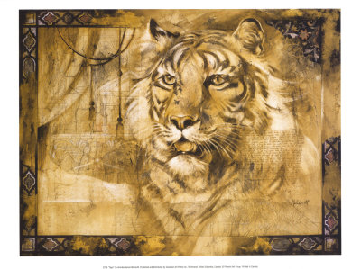 Tiger by Annrika Mccavitt Pricing Limited Edition Print image