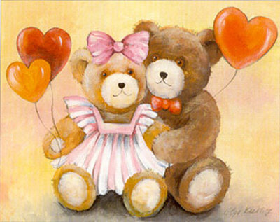 Teddy Love by Olga Kaesling Pricing Limited Edition Print image