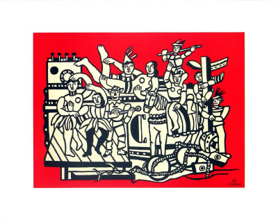 La Grande Parade, 1953 by Fernand Leger Pricing Limited Edition Print image