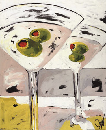 Straight Up, Two Olives by Julia Gilmore Pricing Limited Edition Print image