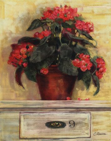 Begonias by Carol Rowan Pricing Limited Edition Print image