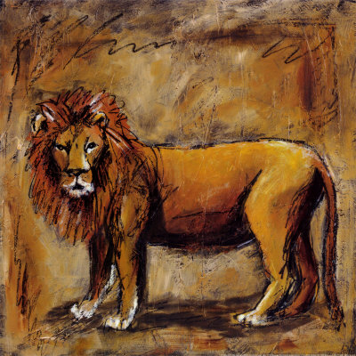Safari Lion by Tara Gamel Pricing Limited Edition Print image