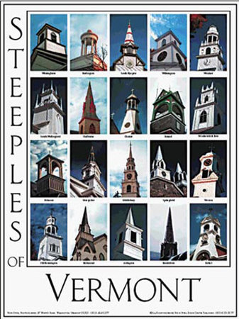 Steeples Of Vermont by Nicki Steel Pricing Limited Edition Print image