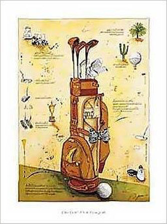 Golf Playing Stories by Dieter Portugall Pricing Limited Edition Print image