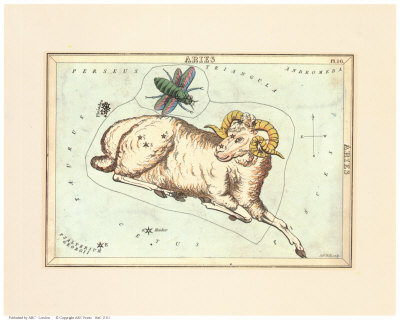 Zodiac Symbols: Aries by Sidney Hall Pricing Limited Edition Print image