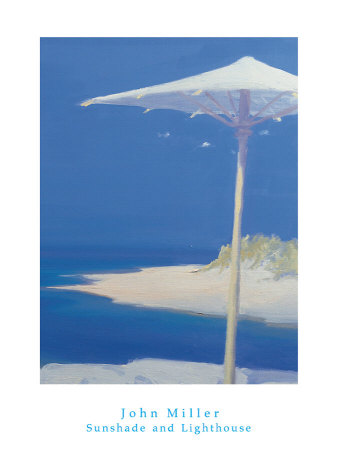 Sunshade And Lighthouse by John Miller Pricing Limited Edition Print image
