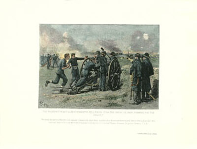 Firing Upon The Union by Allen Carter Redwood Pricing Limited Edition Print image