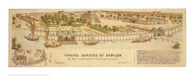 Hanging Gardens Of Babylon by Roger Vilar Pricing Limited Edition Print image