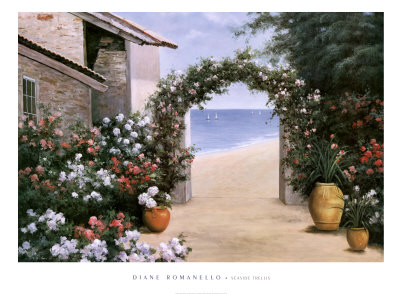 Seaside Trellis by Diane Romanello Pricing Limited Edition Print image