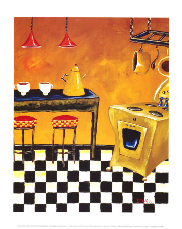 Retro Kitchen Iii by Krista Sewell Pricing Limited Edition Print image