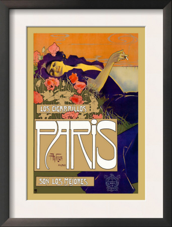 Los Cigarrillos Paris Son Los Mejores by Aleardo Villa Pricing Limited Edition Print image