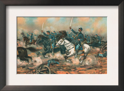 Cavalry Charge Of The 5Th Regulars, Gaines Mill 1862 by Arthur Wagner Pricing Limited Edition Print image