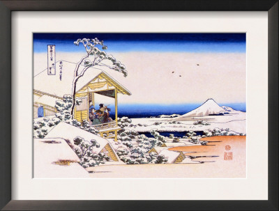 View Of Mount Fuji In Winter by Katsushika Hokusai Pricing Limited Edition Print image
