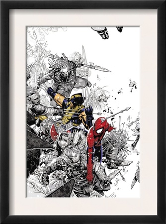 The Amazing Spider-Man #555 Cover: Spider-Man And Wolverine by Chris Bachalo Pricing Limited Edition Print image