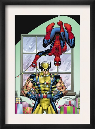 Marvel Holiday Special 2007 #1 Cover: Spider-Man And Wolverine by Ron Lim Pricing Limited Edition Print image