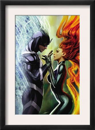 Realm Of Kings Inhumans #3 Cover: Medusa And Black Bolt by Stjepan Sejic Pricing Limited Edition Print image