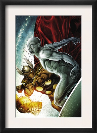 Beta Ray Bill: Godhunter #2 Cover: Beta-Ray Bill And Silver Surfer by Patrick Zircher Pricing Limited Edition Print image