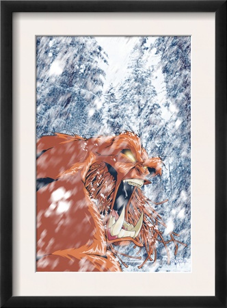 Alpha Flight #8 Cover: Sasquatch Fighting by Skottie Young Pricing Limited Edition Print image