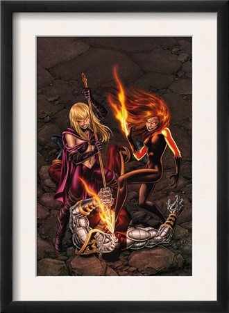 X-Men Forever #14 Cover: Magik, Shadowcat And Colossus by Tom Grummett Pricing Limited Edition Print image