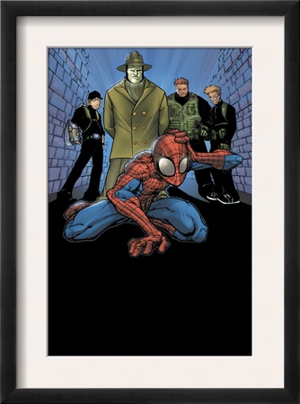Marvel Age Spider-Man #9 Cover: Spider-Man, Big Man, The Ox And Enforcers by Patrick Scherberger Pricing Limited Edition Print image