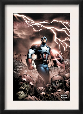 Captain America And The Falcon #9 Cover: Captain America by Joe Bennett Pricing Limited Edition Print image