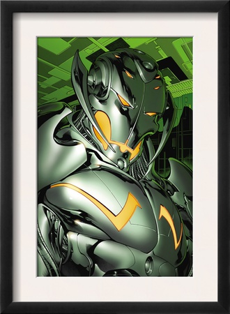 Annihilation: Conquest #4 Headshot: Ultron by Tom Raney Pricing Limited Edition Print image