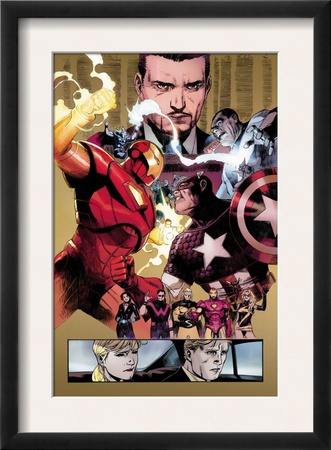 New Avengers #48 Group: Captain America, Spider Woman, Ronin And Wolverine by Billy Tan Pricing Limited Edition Print image