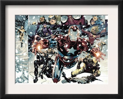 Free Comic Book Day 2009 Avengers #1 Group: Iron Patriot by Jim Cheung Pricing Limited Edition Print image