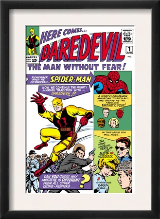 Daredevil #1 Cover: Daredevil by Joe Quesada Pricing Limited Edition Print image