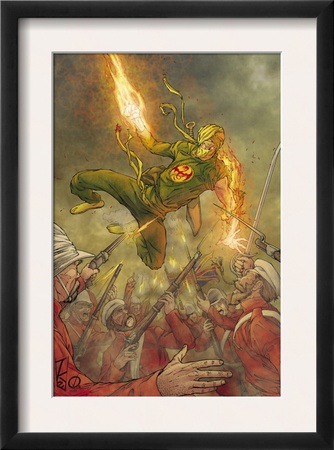 Immortal Iron Fist #15 Cover: Iron Fist by Khari Evans Pricing Limited Edition Print image