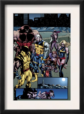 Weapon X: Days Of Future Now #4 Group: Wolverine, Juggernaut, Cable, Lady Deathstrike And Warbird by Andy Smith Pricing Limited Edition Print image