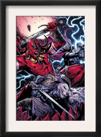 Thor #8 Group: Odin, Surtur And Thor by Marko Djurdjevic Pricing Limited Edition Print image