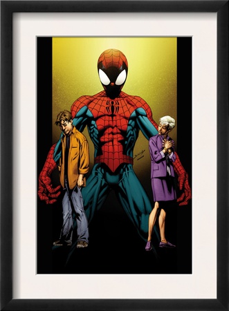 Ultimate Spider-Man #111 Cover: Spider-Man, Peter And May Parker by Mark Bagley Pricing Limited Edition Print image