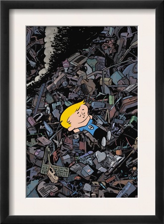 Franklin Richards: Spring Break #1 Cover: Richards And Franklin by Chris Eliopoulos Pricing Limited Edition Print image