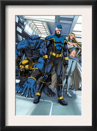 Cable & Deadpool #6 Group: Cyclops, Beast And Emma Frost by Patrick Zircher Pricing Limited Edition Print image