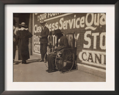Blind Beggar, Lawton, Oklahoma, C.1917 by Lewis Wickes Hine Pricing Limited Edition Print image