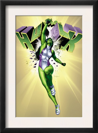 She-Hulk #6 Cover: She-Hulk by Adi Granov Pricing Limited Edition Print image