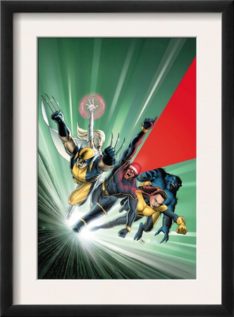 Astonishing X-Men #1 Cover: Cyclops, Shadowcat, Beast, Wolverine, Emma Frost And X-Men by John Cassaday Pricing Limited Edition Print image