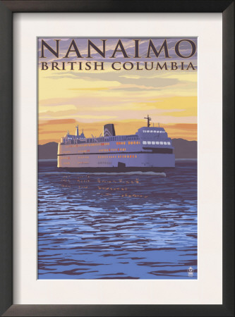 Nanaimo, Bc, Ferry Scene, C.2009 by Lantern Press Pricing Limited Edition Print image