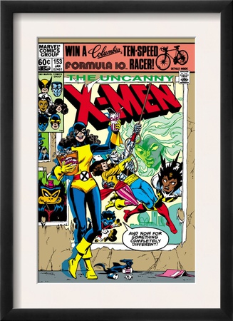 Uncanny X-Men #153 Cover: Shadowcat And Colossus by Dave Cockrum Pricing Limited Edition Print image