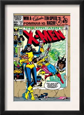 Uncanny X-Men #153 Cover: Shadowcat And Colossus by Dave Cockrum Pricing Limited Edition Print image