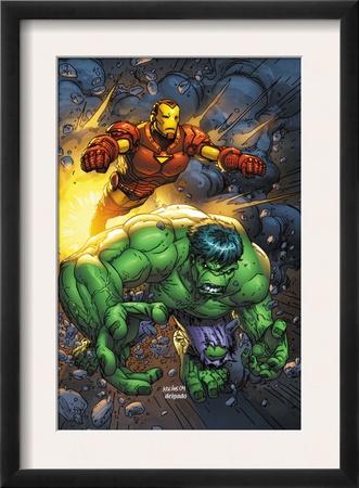 Marvel Team-Up #4 Cover: Hulk And Iron Man by Scott Kolins Pricing Limited Edition Print image