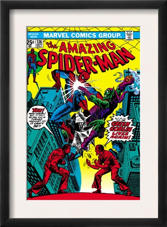 The Amazing Spider-Man #136 Cover: Spider-Man And Green Goblin by Ross Andru Pricing Limited Edition Print image