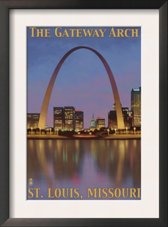 Gateway Arch - St. Louis, Mo, C.2009 by Lantern Press Pricing Limited Edition Print image