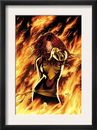 X-Men: Phoenix - Endsong #1 Cover: Phoenix, Grey And Jean by Greg Land Pricing Limited Edition Print image