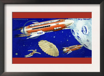 Mondrakete / Sky-Rocket by Karlicek Pricing Limited Edition Print image