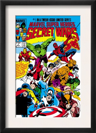 Secret Wars #1 Cover: Captain America by Mike Zeck Pricing Limited Edition Print image